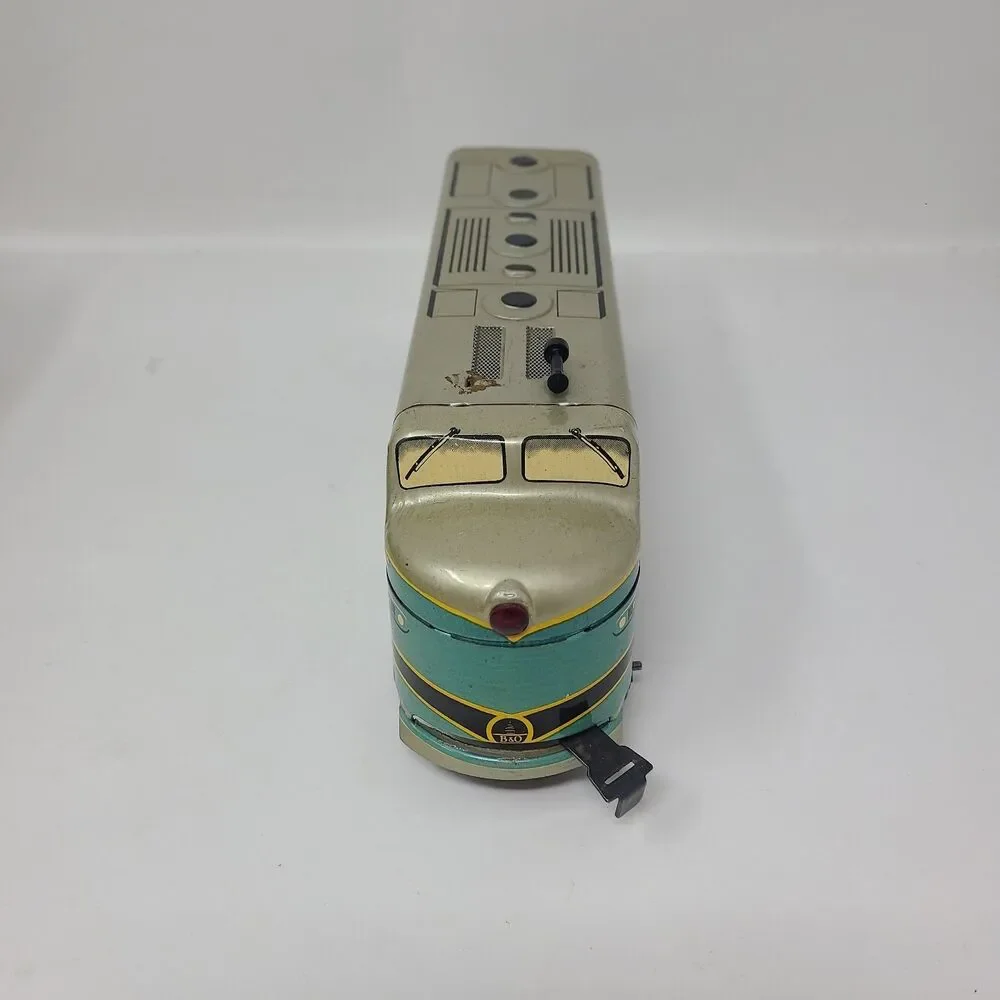 Vintage Marx Tin Train Baltimore & Ohio Locomotive Set w/ Box 5 Cars + Tracks